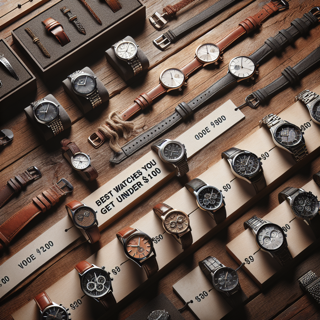 “Tick Tock on a Budget: The Best Watches You Can Get for Under $100”